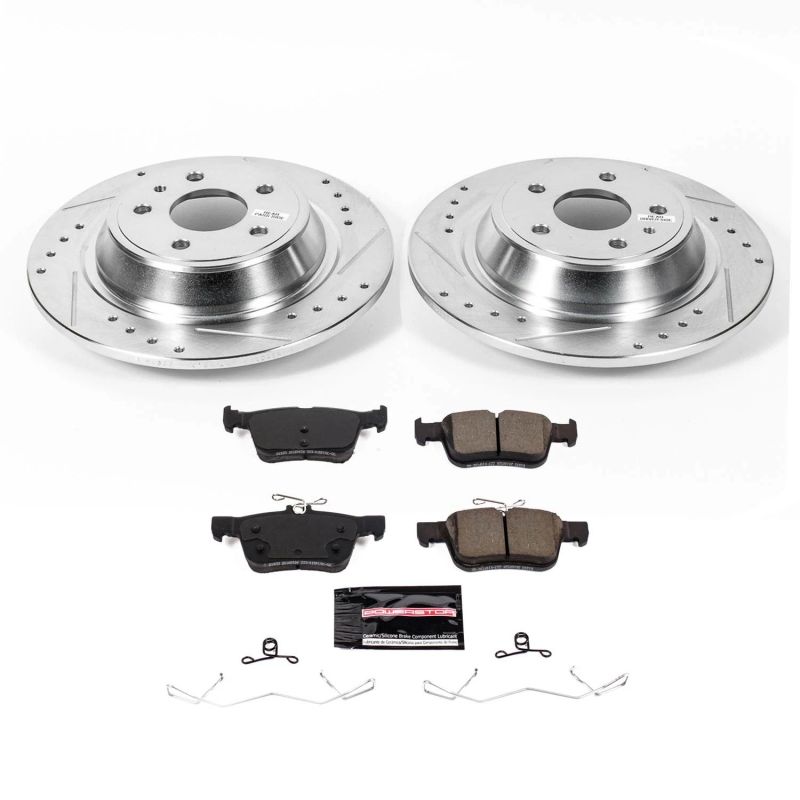 PowerStop K8533 2020 fits Ford Fusion Rear Z23 Evolution Sport Brake Kit