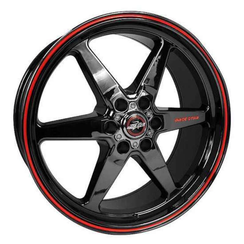 Race Star 93-090851B 93 Truck Star 20x9.00 6x5.50bc 5.92bs Direct Drill Dark Star Gloss Black Wheel