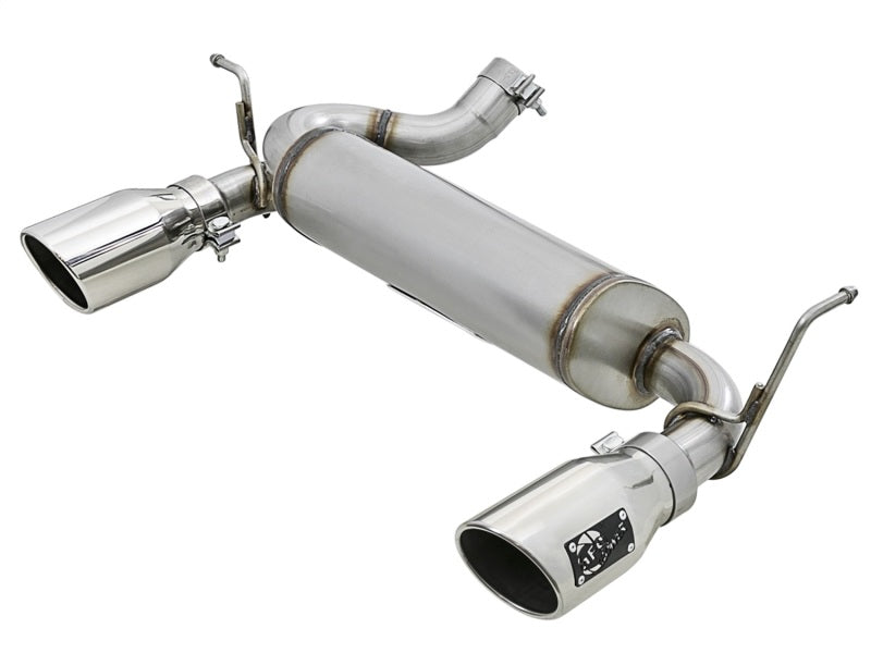 AFE 49-48061-P Series 2.5in 409 SS Axle-Back Exhaust w/Polished Tips 07+ fits J