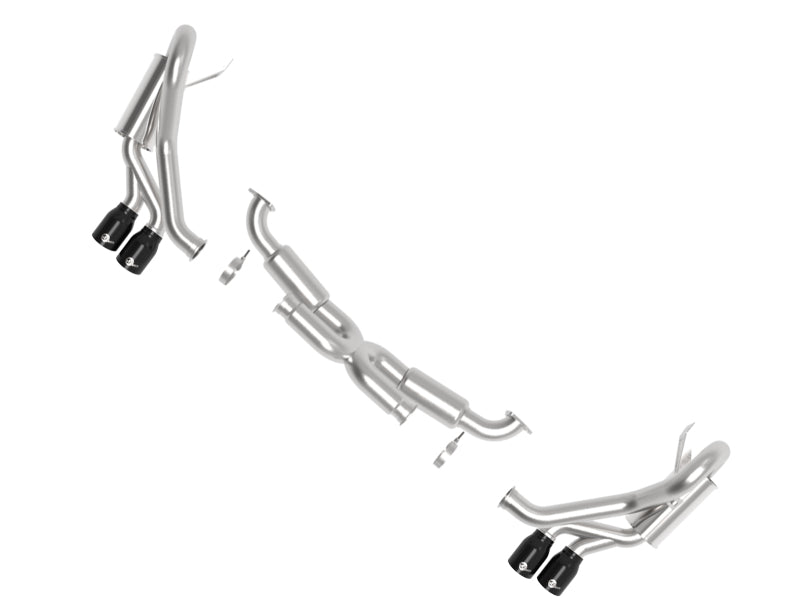 AFE 49-36406-1B orce-Xp 12-16 fits Porsche 911 3in to 2.5in 304 SS Cat-Back Exh