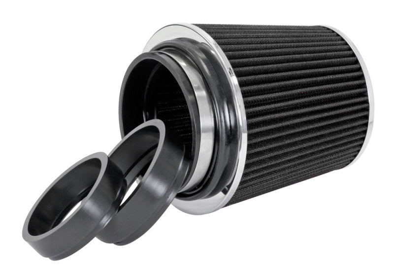 Spectre 8131 Adjustable Conical Air Filter 5-1/2in. Tall (Fits 3in. / 3-1/2in. / 4in. Tubes) - Blk