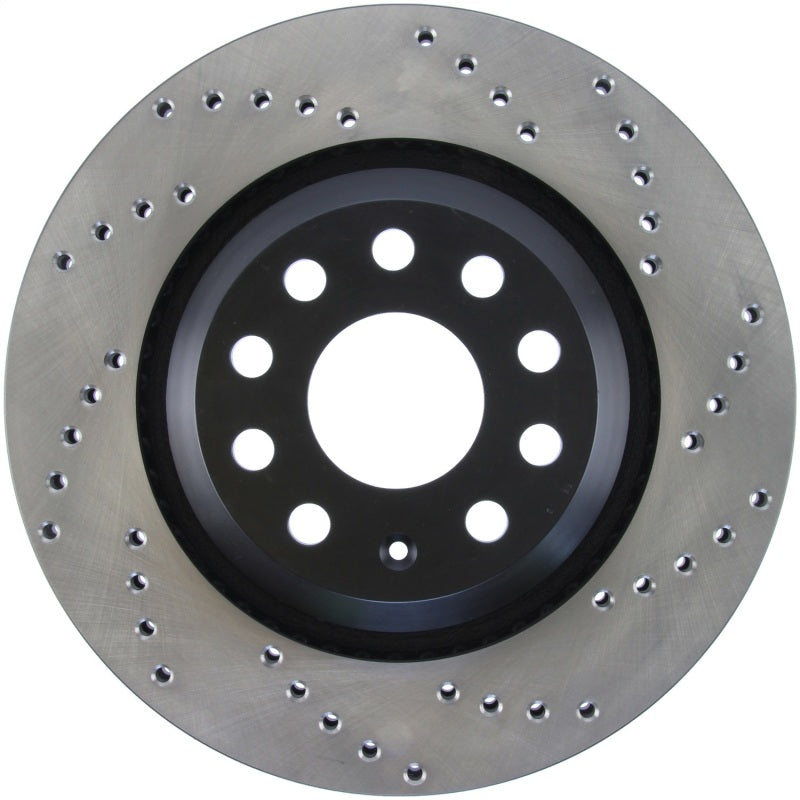 Stoptech 128.33113L 09-13 fits VW CC 3.6L VR6 / 08-09 & 12 Golf R/Golf R32 Drilled Left Rear Rotor