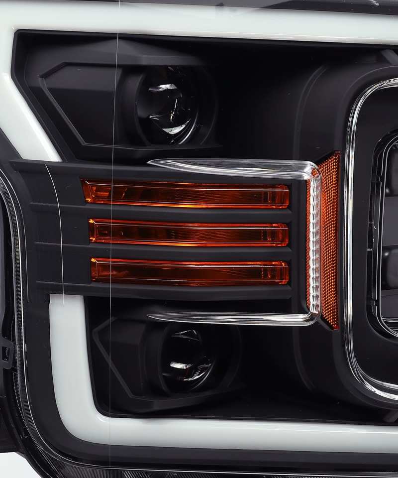 AlphaRex 880186 fits Ford 18-19 F-150 PRO-Series Proj Headlights Plank Style Ma