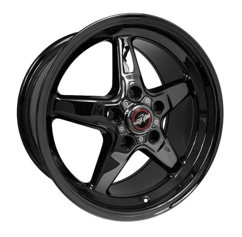 Race Star 92-705551B 92 Drag Star 17x10.5 5x135bc 6.13bs Direct Drill Gloss Black Wheel