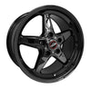 Race Star 92-705551B 92 Drag Star 17x10.5 5x135bc 6.13bs Direct Drill Gloss Black Wheel