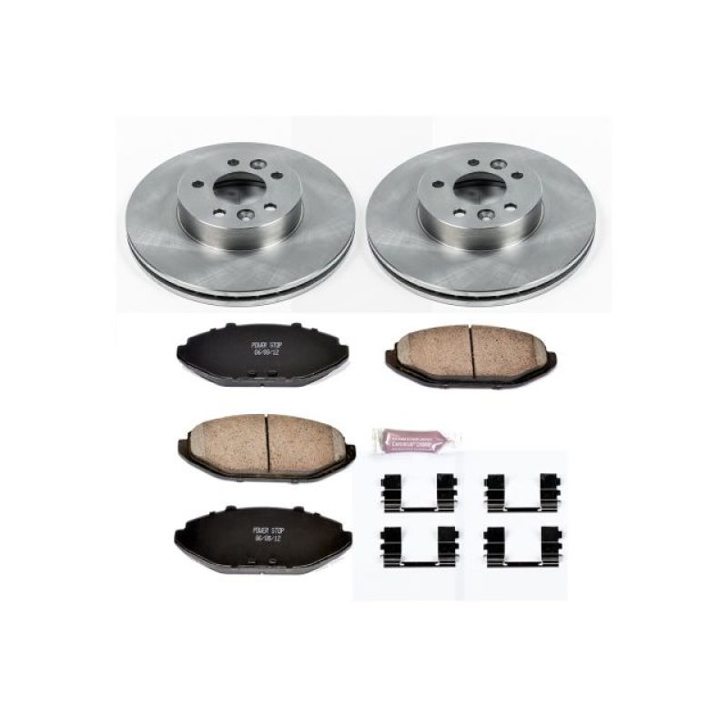 PowerStop KOE1335 fits Ford 98-02 Crown Victoria Front Autospecialty Brake Kit
