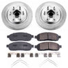 Power Stop CRK1939 06-08 Lincoln Mark LT Front Z17 Coated Brake Kit