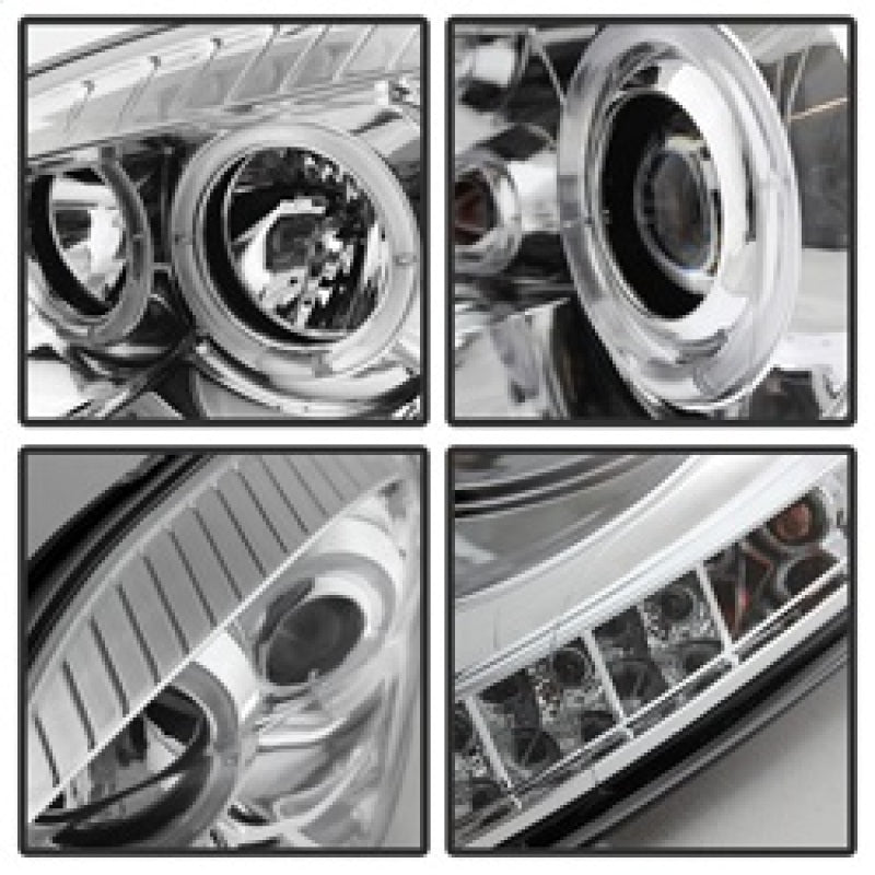 SPYDER 5010018 fits Dodge Ram 1500/Ram 2500 Projector Headlights LED Halo LED
