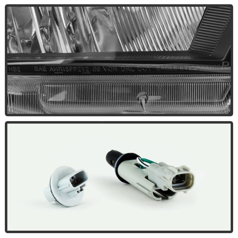 9031069 Xtune fits Toyota 12-20 Tacoma 2015 OEM Style Headlights Black HD-JH-T