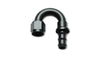 Vibrant 22806 -6AN Push-On 180 Deg Hose End Fitting - Aluminum