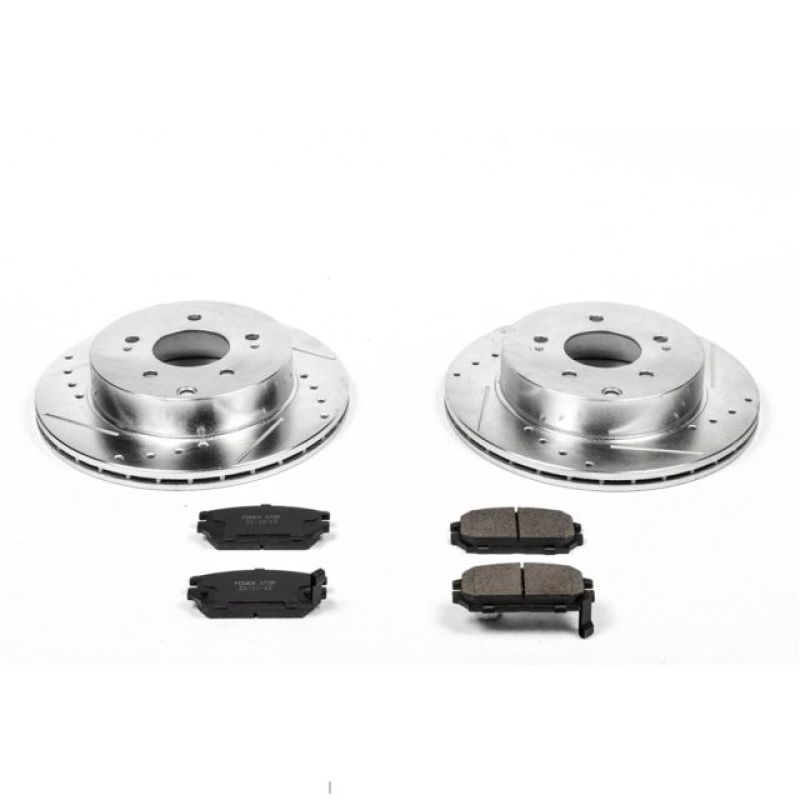 PowerStop K3079 fits Mitsubishi 06-12 Eclipse Rear Z23 Evolution Sport Brake Kit