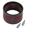 S&S 170-0127 Cycle 1in Taller Pleated Stealth Air Filter Kit