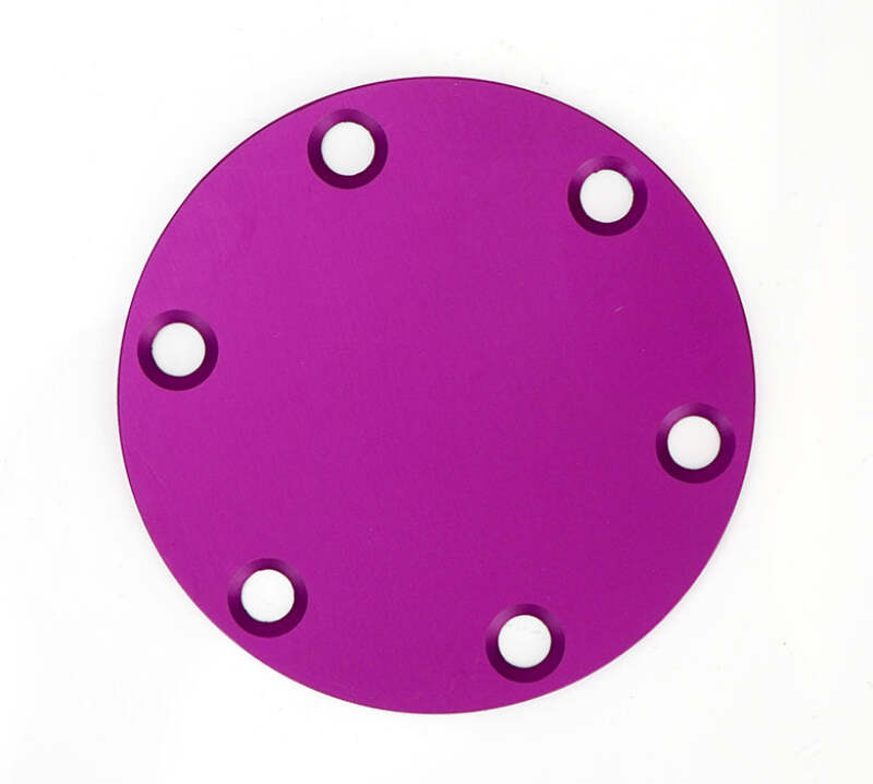 NRG STR-250PP Horn Delete Plate Laser Logo - Purple