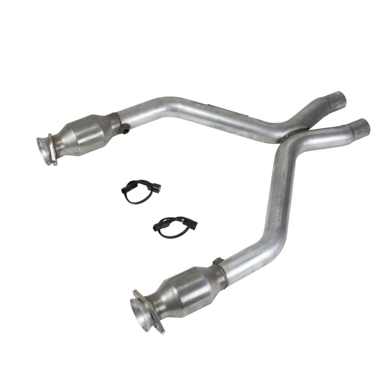 BBK 1461 Mustang 3.7 V6 Short Mid X Pipe With Catalytic Converters 2-1/2 For L