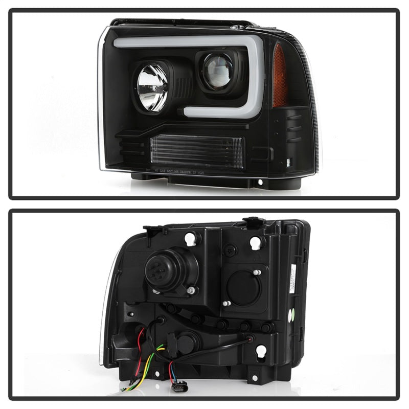 Spyder 5087911 fits Ford 05-07 F250/350/450 Super Duty Projector LED Black PRO-