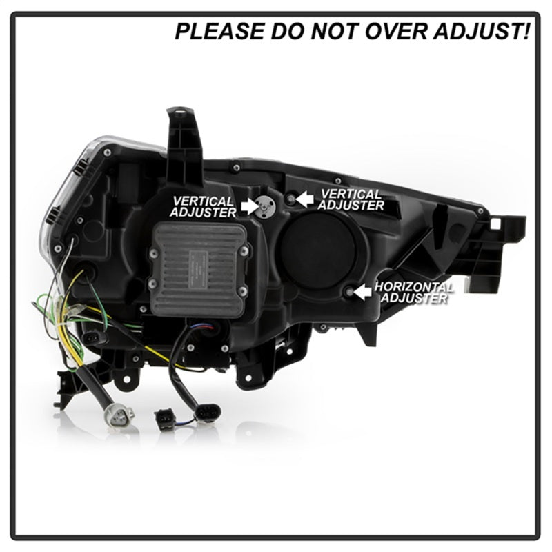 Spyder 5088697 Apex fits Toyota 14-20 4Runner High-Power LED Module Headlights