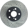 Stoptech 127.44114L 03-08 Pontiac Vibe / 05-09 Scion tc Left Front Slotted & Drilled Rotor
