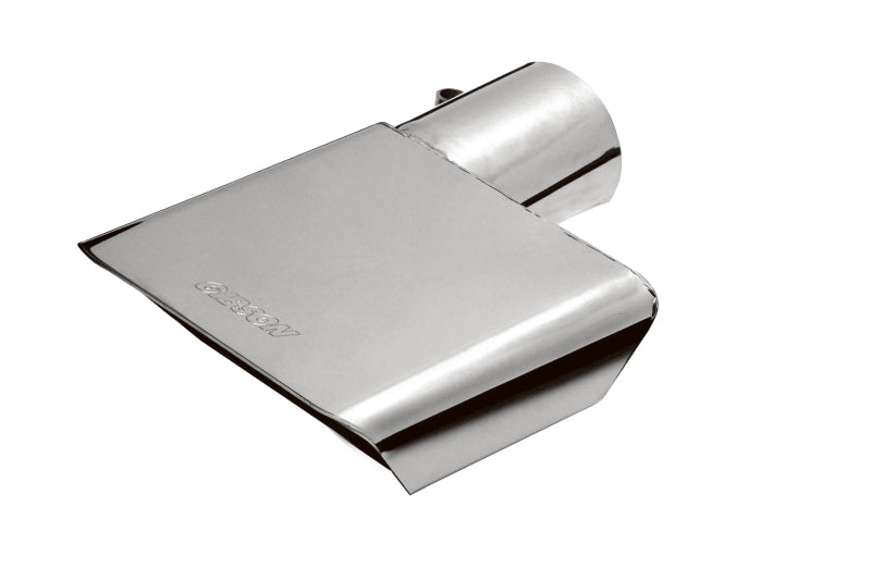 Gibson 500430 Rectangle Sport Tip - Left - 6x2.75in OD/2in Inlet/9.5in Length -