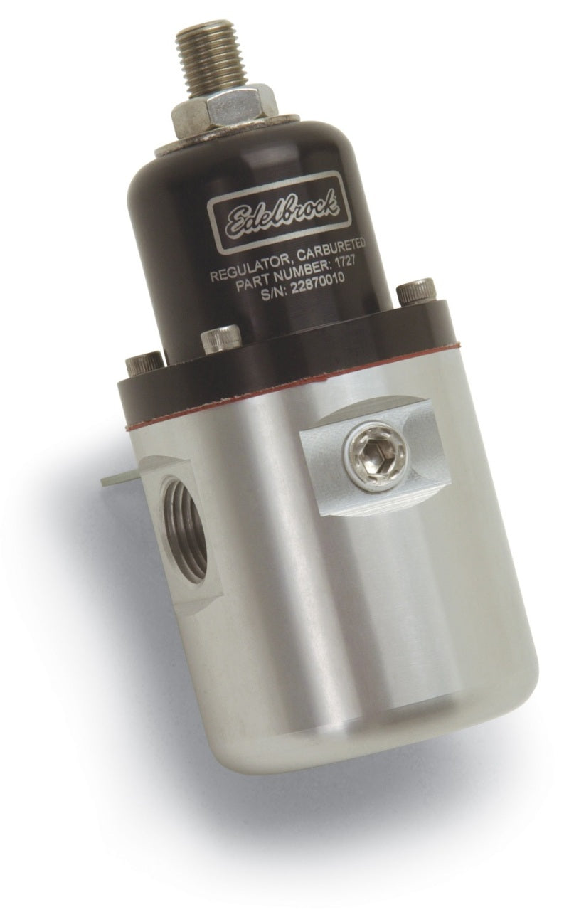 Edelbrock 1727 Fuel Pressure Regulator 160 GPH for Carbureted Applications