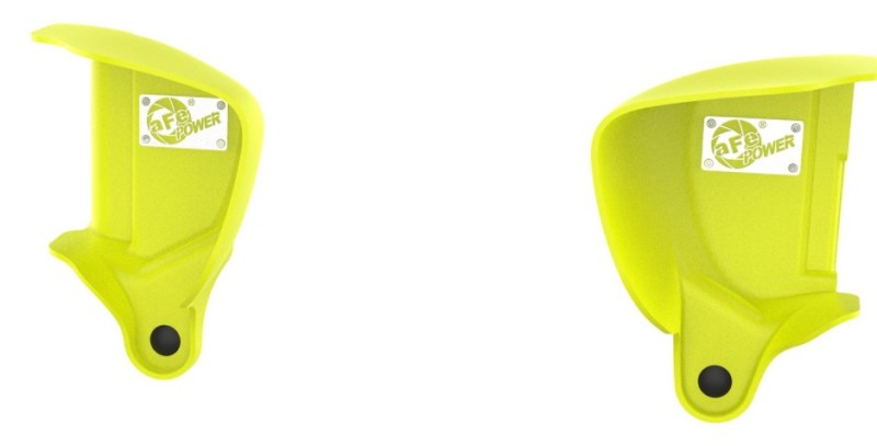 AFE 54-13032SE FORCE Dynamic Air Scoop 15-18 fits BMW M3/15-20 M4 - Yellow