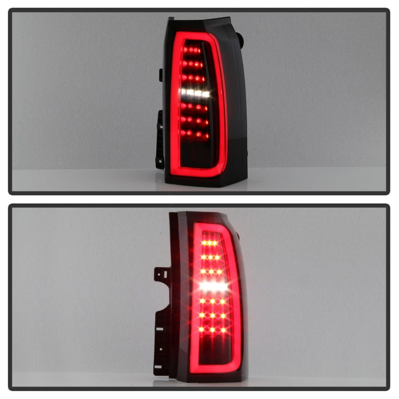 Spyder 5085078 fits Chevy 15-17 Tahoe / Suburban LED Tail Lights - Black Smoke