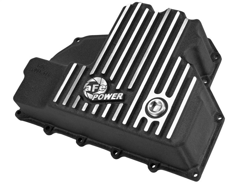 AFE 46-70282 Oil Pan Black Machined; 14-16 fits Dodge RAM 1500 EcoDiesel 3.0L