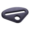 Racequip 700905 Delta Short Bolt On End Seat Belt Mounting Hardware / 2 or 3 In. Belts / Forged Steel- Blk