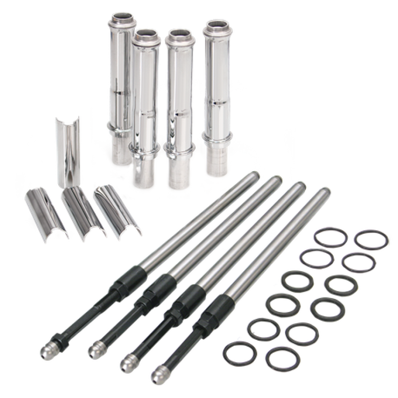 S&S Cycle 106-6051 Stock Engine Height 4.937in Length Cylinders Adj. Pushrod Set
