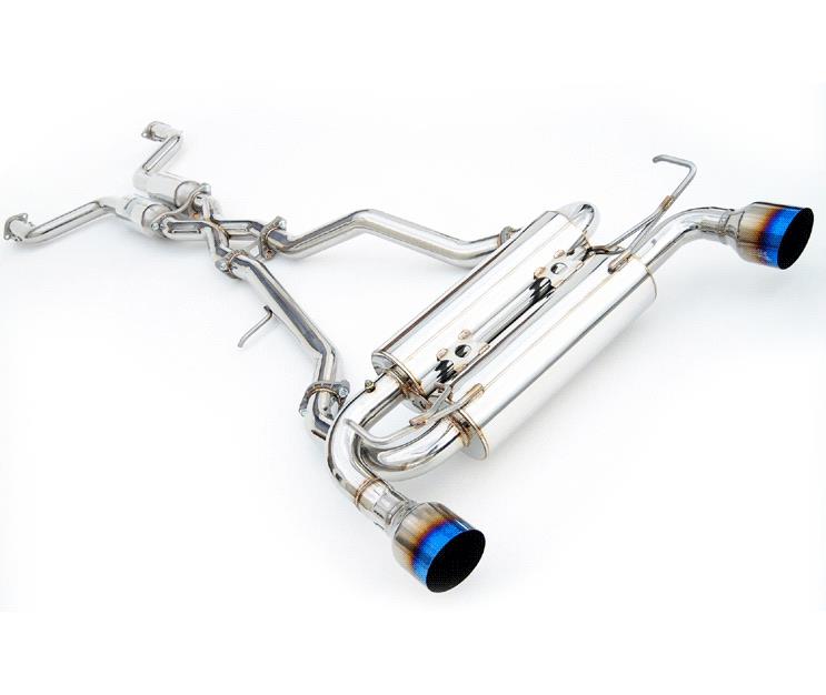 Invidia HS02N3ZGIS 02-08 fits Nissan 350z Gemini Rolled Stainless Steel Tip Cat-