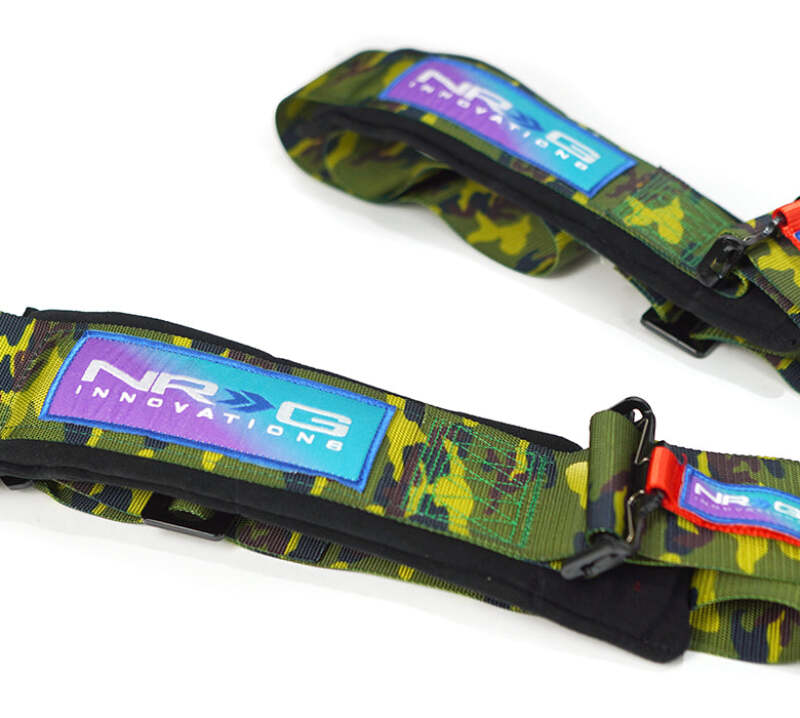 NRG SBH-B6PCBL 5PT 3in. Seat Belt Harness / Cam Lock - Blue