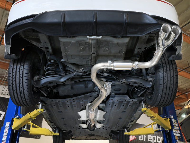 AFE 49-36631-P Takeda 2.5in 304 SS Cat-Back Exhaust w/ Polished Tips 22-25 fits
