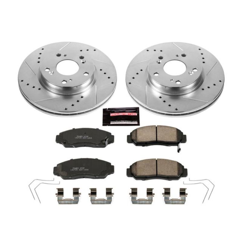 PowerStop K6766 fits Honda 12-15 Civic Front Z23 Evolution Sport Brake Kit