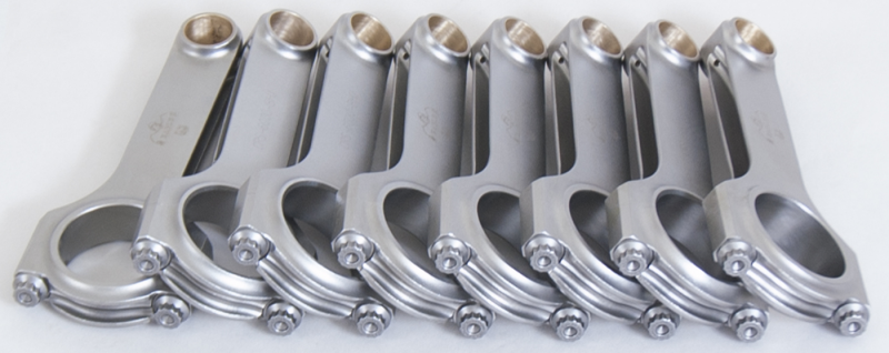 Eagle CRS6000S3D fits Chevrolet Small Block 6.000in Length 2.000in Rod Journal Forged Steel H-Beam Rods - Set of 8