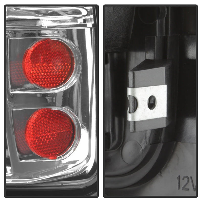 5012760 Xtune fits Dodge 94-01 Ram 1500/2500/3500 Euro Style Tail Lights Chrom