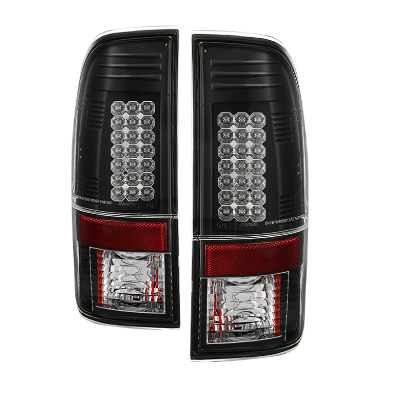 Spyder 5003898 fits Ford 08-15 Super Duty LED Tail Lights Black ALT-YD-FS07-LED