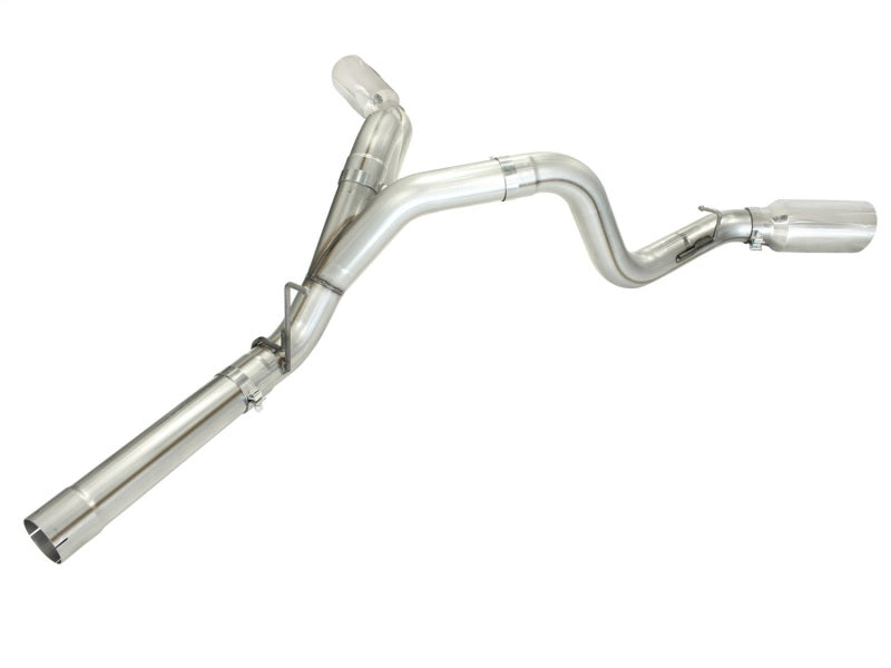 AFE 49-44043-P rce XP Exhaust 4inch DP-Back All SS 2011-14 fits GM Diesel Truck