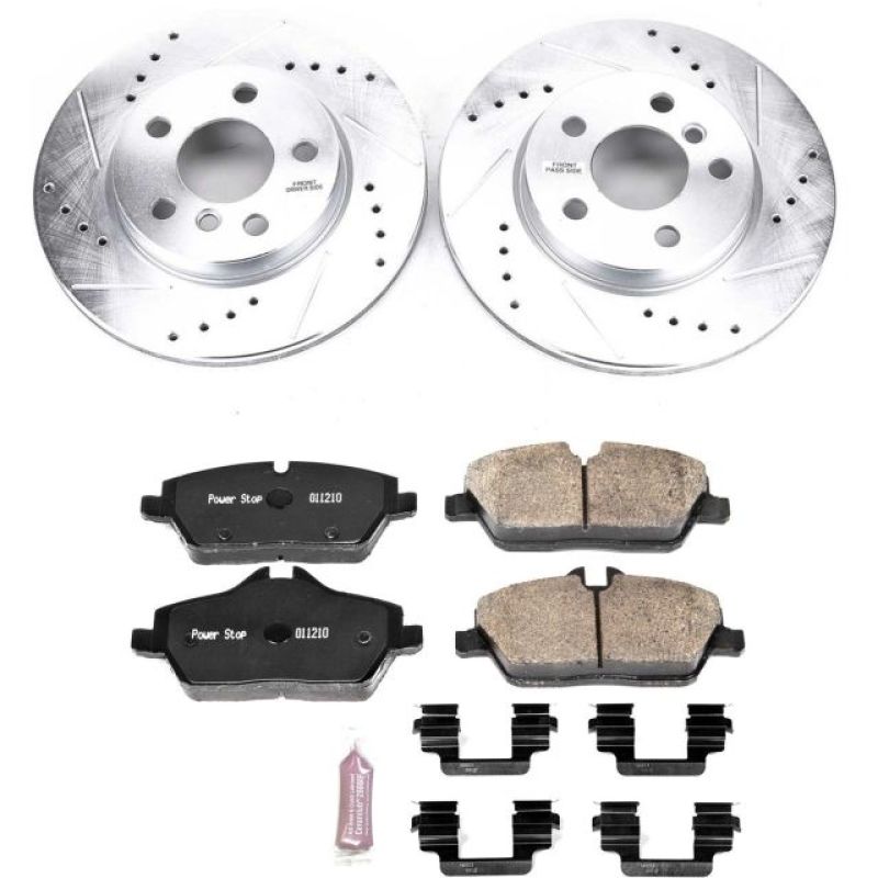 PowerStop K7977 fits Mini 14-16 Cooper Front Z23 Evolution Sport Brake Kit