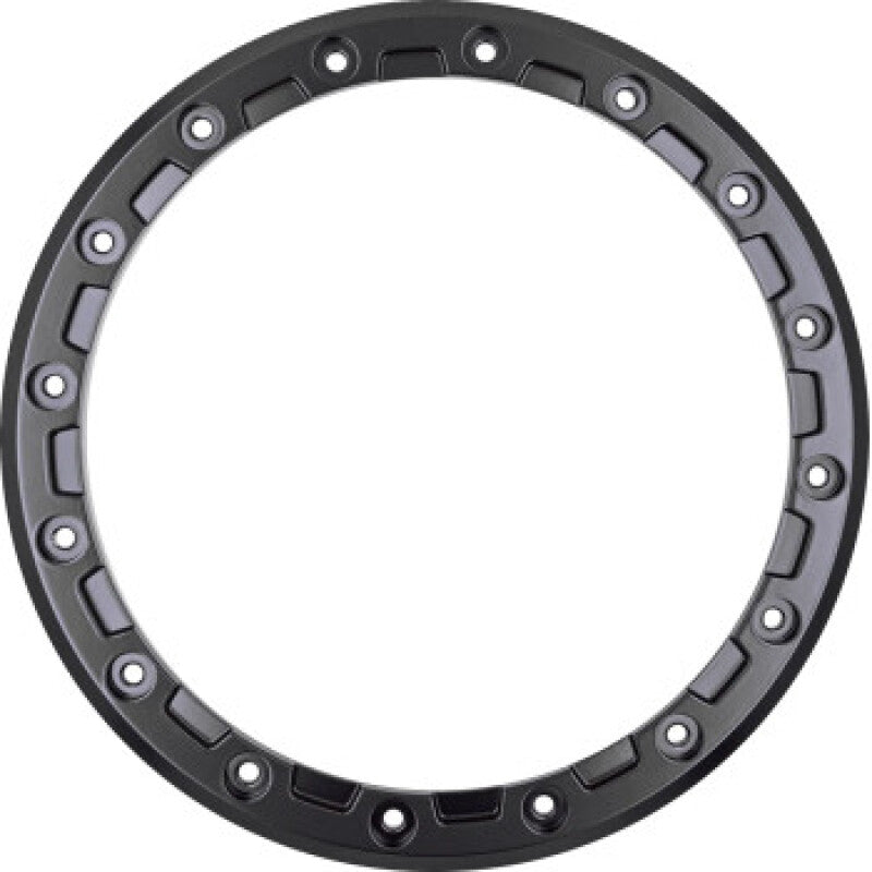 Raceline RBL-15B-A93-RING-16 Beadlock Ring - Podium -15in - 16 Hole - 10mm - Bla