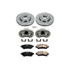 Power Stop KCOE2975 03-04 fits Cadillac Seville Front Autospecialty Kit w/Cals