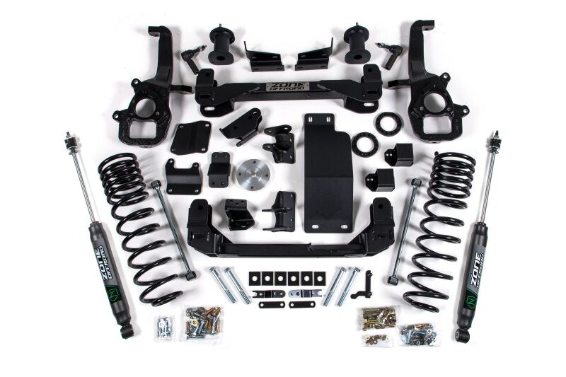 Zone Offroad ZOND152N 2025 fits Ram 1500 4WD 4in Front 3in Rear Susp. Lift Syste