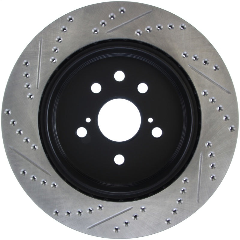 Stoptech 127.44189L Slotted & Drilled Sport Brake Rotor Left Rear 13-14 fits Lexus GS300/350/400/430