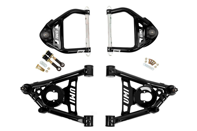 UMI Performance 403133-1-B 64-72 fits GM A-Body Front A-arm Kit 1/2in taller upp