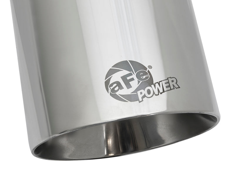 AFE 49T30454-P092 orce-Xp Univ 304 SS Double-Wall Clamp-On Exhaust Tip - Polish