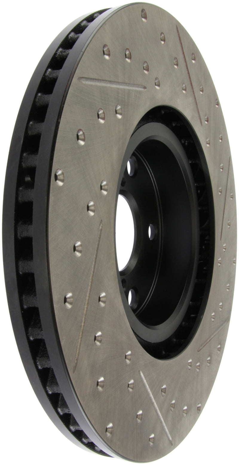 Stoptech 127.44185R 14 Lexus IS Slotted & Drilled Front Right Rotor