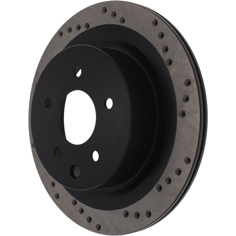 Stoptech 128.42088CL 08-09 Infiniti EX35 / 05-08 G35 / 09 G37 / 06-09 M35/M45 Cryo Drilled Left Rear Rotor