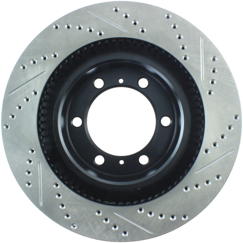 Stoptech 127.44174R Slotted & Drilled Sport Brake Rotor