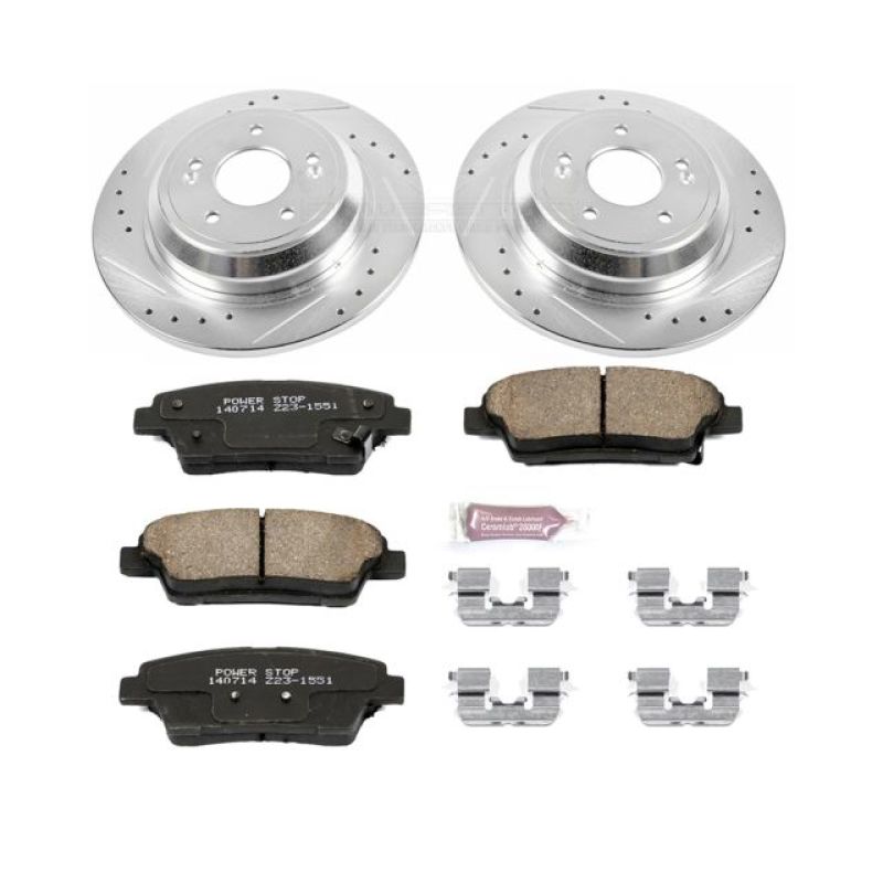 PowerStop K5848 fits Genesis 17-18 G80 Rear Z23 Evolution Sport Brake Kit