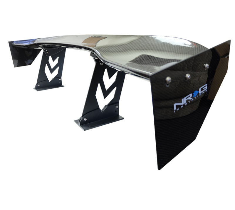 NRG CARB-A590NRG CARB-A590NRG Carbon Fiber Spoiler - Universal Logo Large End