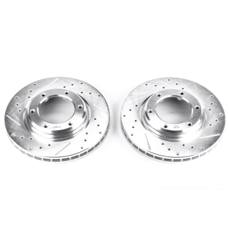 PowerStop fits Lexus 96-97 LX450 Front Evolution Drilled & Slotted Rotors - Pair