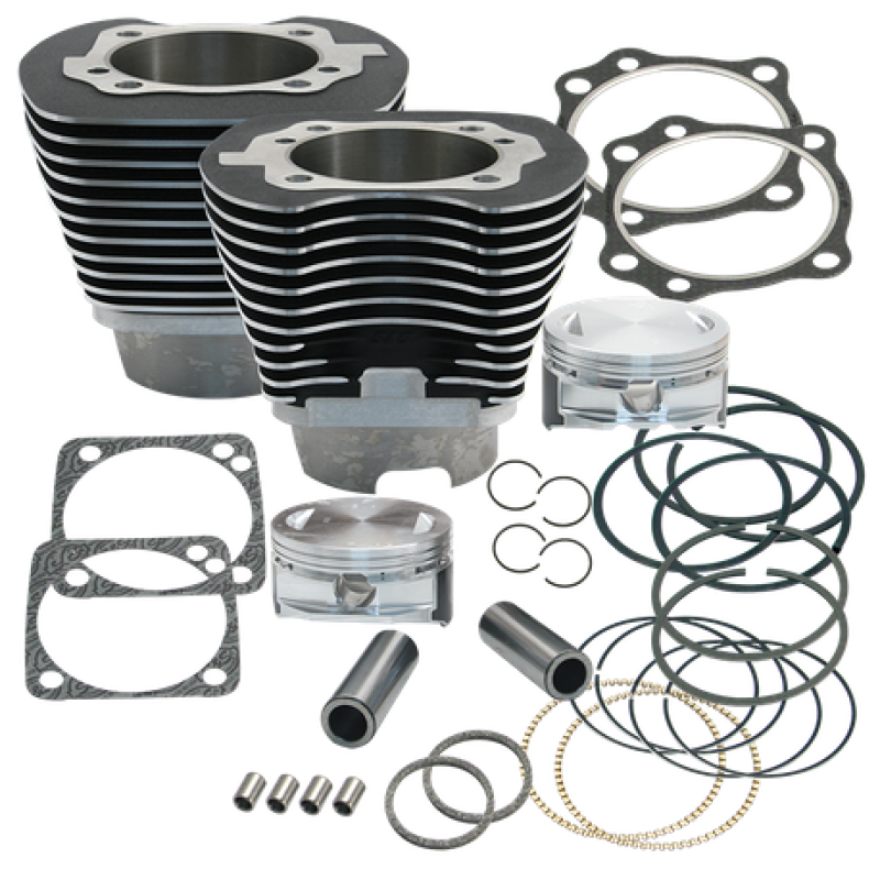 S&S 910-0277 Cycle 99-06 BT 4 1/8in Bore Cylinder & Piston Kit Early Production
